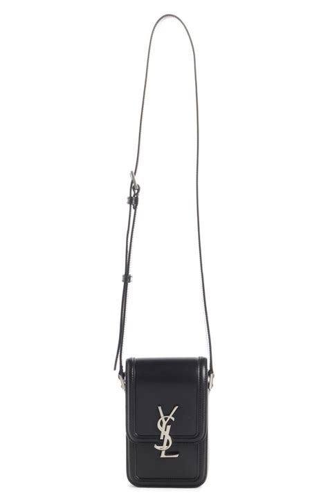 cover telefono ysl|Saint Laurent Solferino Monogram Phone Holder .